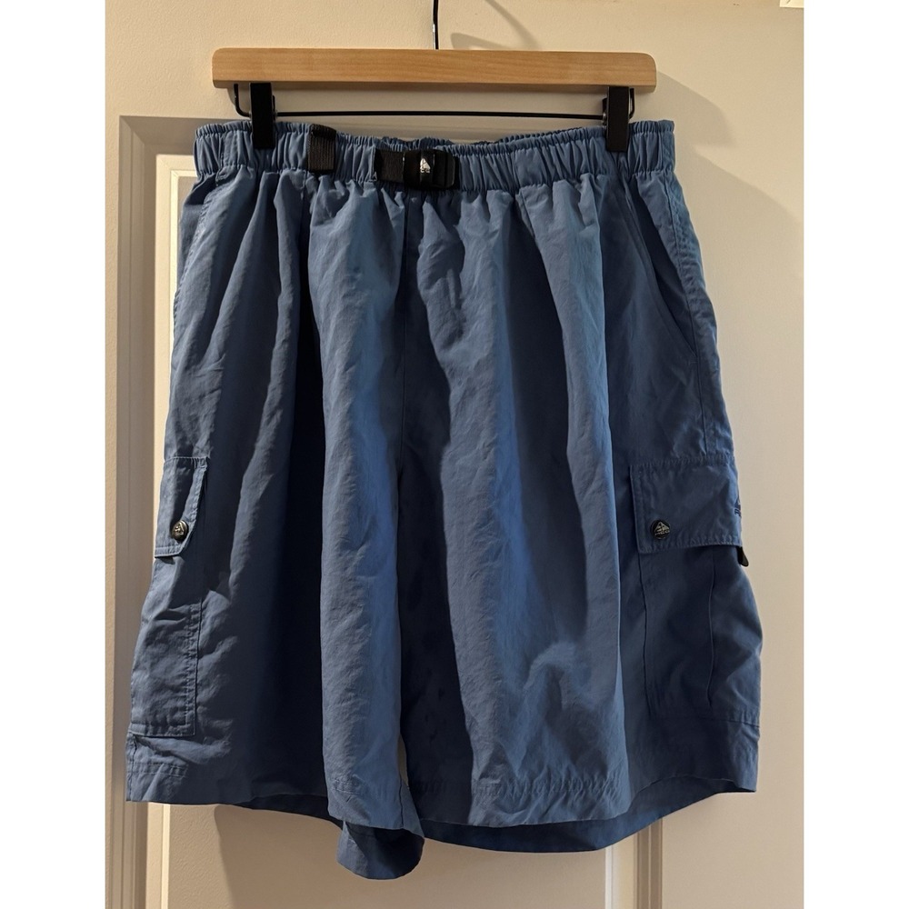 Nike ACG Cargo Swim Trunks Shorts XL Blue Outdoor Utility Nylon Beach
